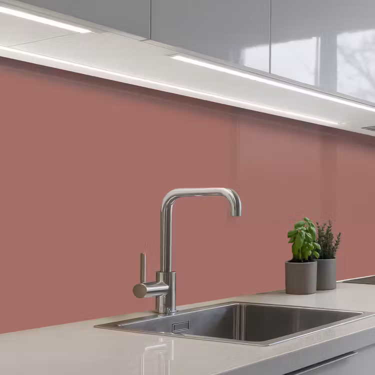 Keuken achterwand - Terracotta - Patronen - Roze — 2