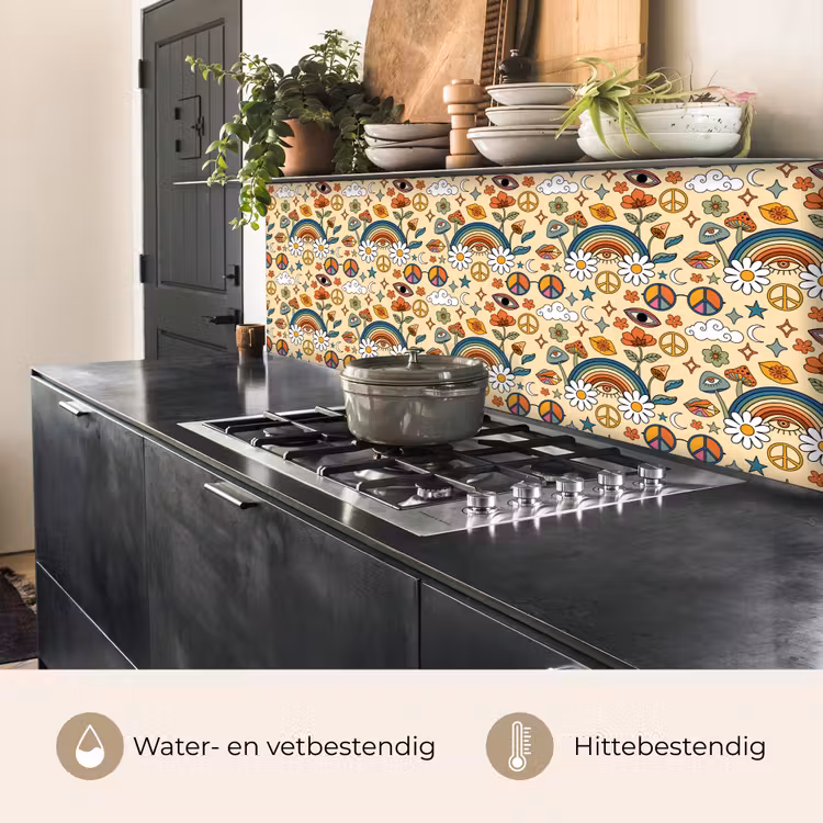 Keuken achterwand - Vintage - Patronen - Zomer — 5