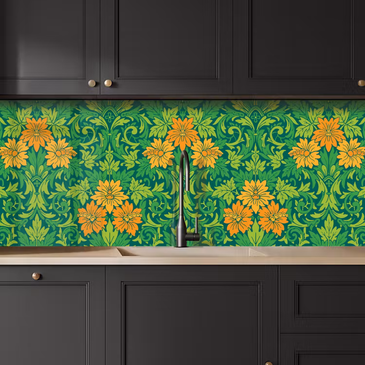 Keuken achterwand - Bladeren - Bloemen - Boho - Hippie - Patronen — 6
