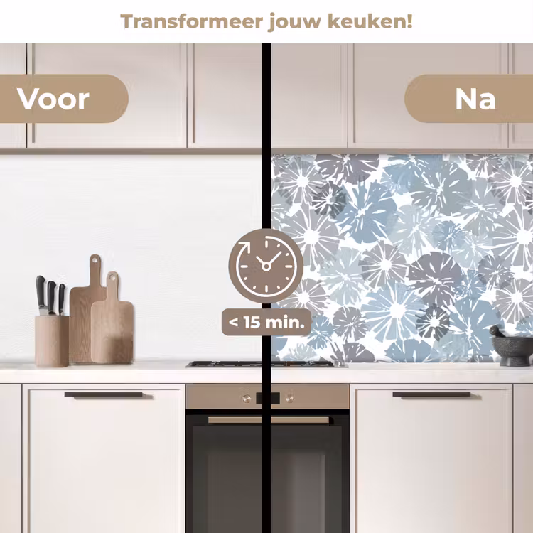 Keuken achterwand - Bloemen - Abstract - Patroon — 3