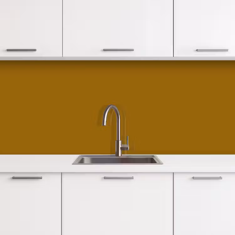 Keuken achterwand - Goud - Luxe - Interieur — 4