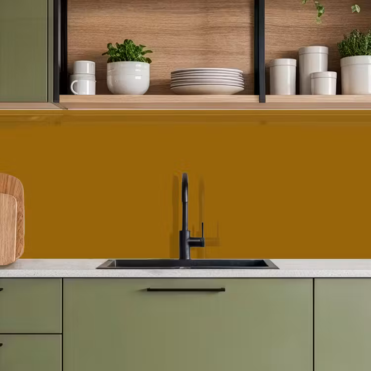 Keuken achterwand - Goud - Luxe - Interieur — 8