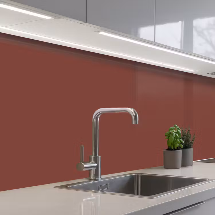 Keuken achterwand - Palet - Rood - Interieur — 2