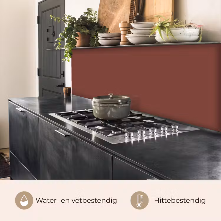 Keuken achterwand - Palet - Rood - Interieur — 5