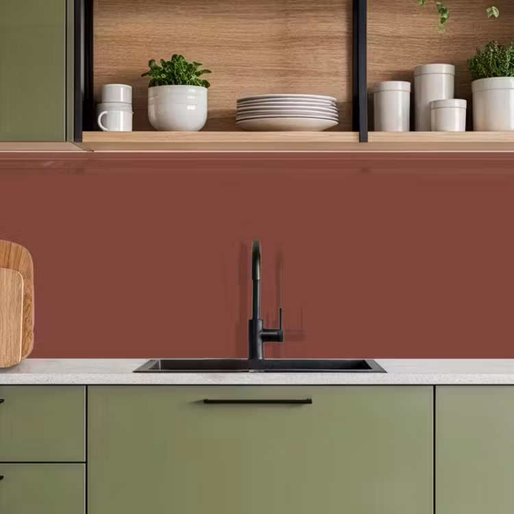 Keuken achterwand - Palet - Rood - Interieur — 8