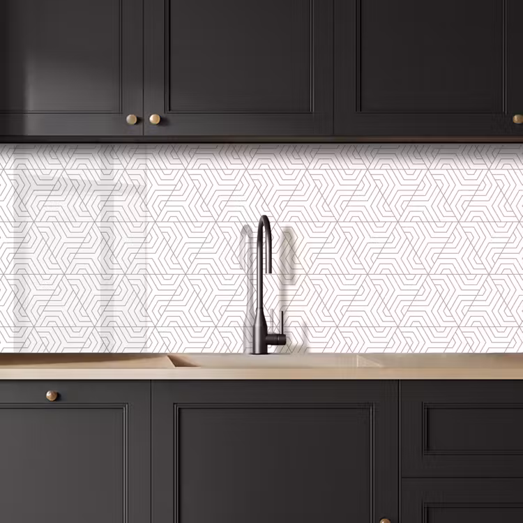 Keuken achterwand - Abstract - Patronen - Design - Driehoek — 6