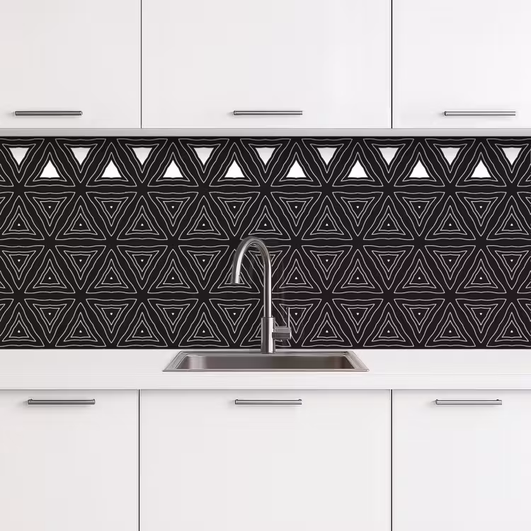 Keuken achterwand - Geometrie - Design - Mozaïek — 4