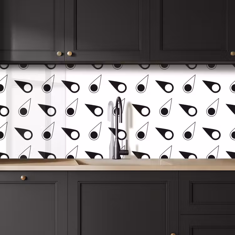 Keuken achterwand - Kompas - Patronen - Reizen — 6