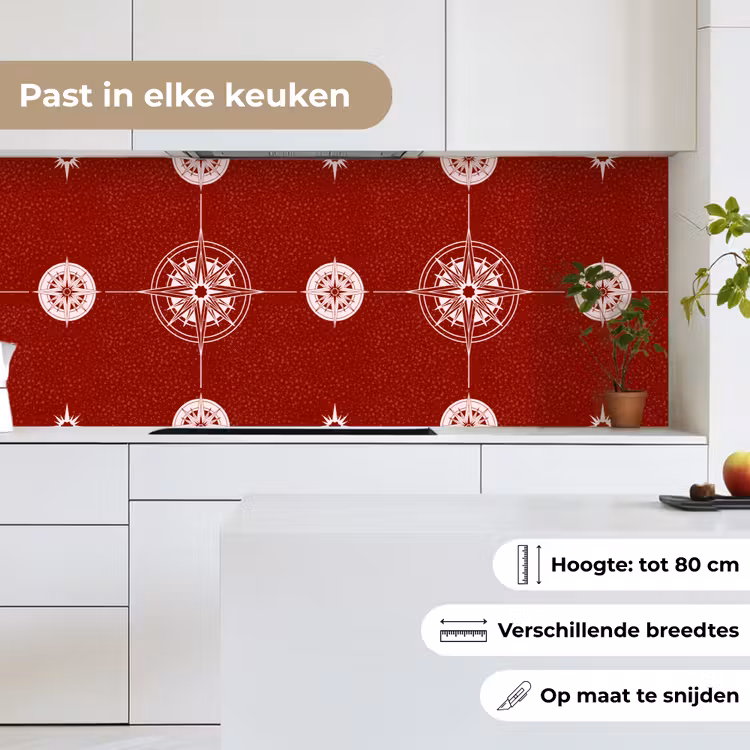 Keuken achterwand - Kompas - Reizen - Patronen — 7