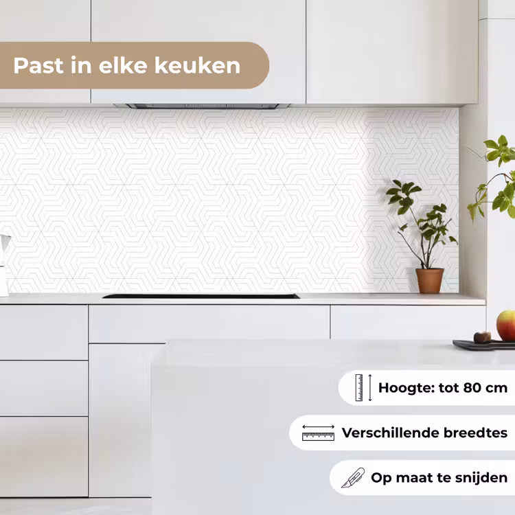 Keuken achterwand - Patroon - Lijn - Design - Kleur — 7