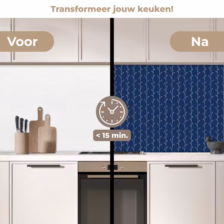 Keuken achterwand - Planten - Patroon - Japan — 3