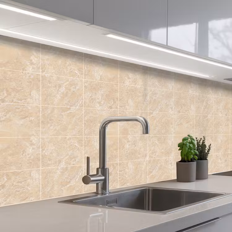 Keuken achterwand - Marmer - Tegels - Beige — 2