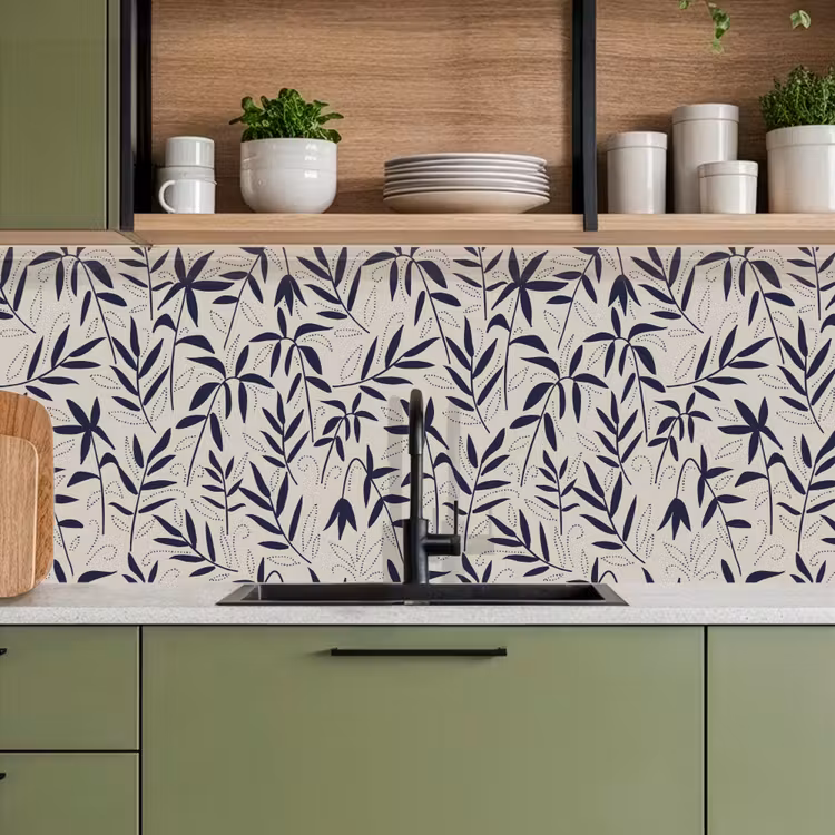 Keuken achterwand - Planten - Japan - Patronen — 8
