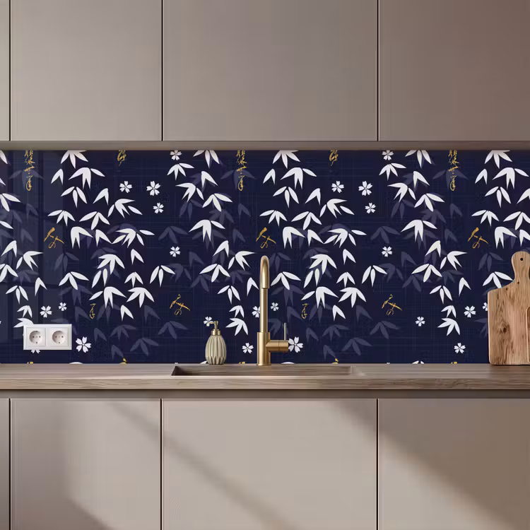Keuken achterwand - Sakura - Bloesem - Patroon - Japan — 1