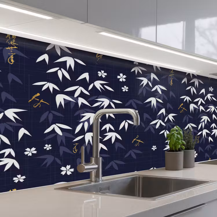 Keuken achterwand - Sakura - Bloesem - Patroon - Japan — 2