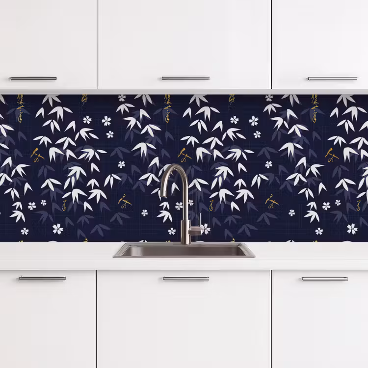 Keuken achterwand - Sakura - Bloesem - Patroon - Japan — 4