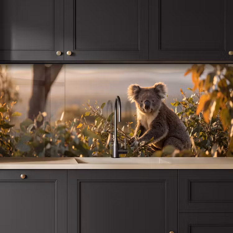 Keuken achterwand - Koala - Bladeren - Ochtendlicht — 6