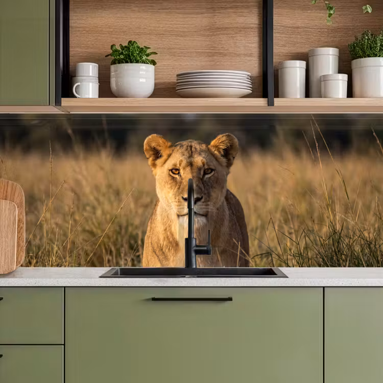 Keuken achterwand - Leeuwin - Gras - Geel — 8