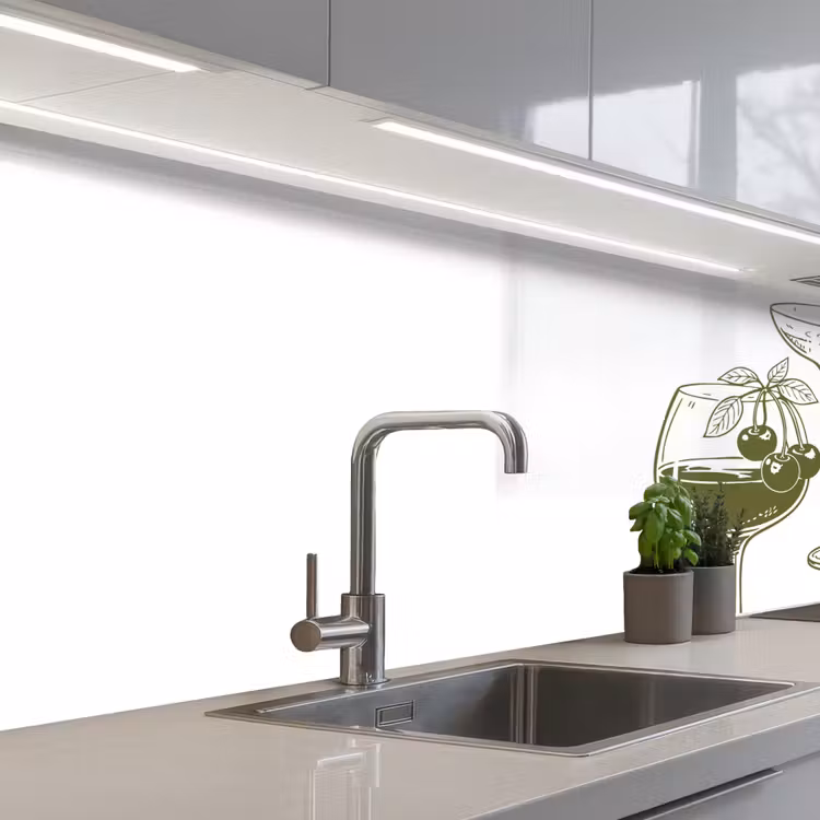 Keuken achterwand - Glazen - Cocktails - Groen — 2