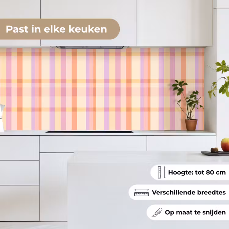 Keuken achterwand - Pastel - uitpatroon - Geometrisch — 7