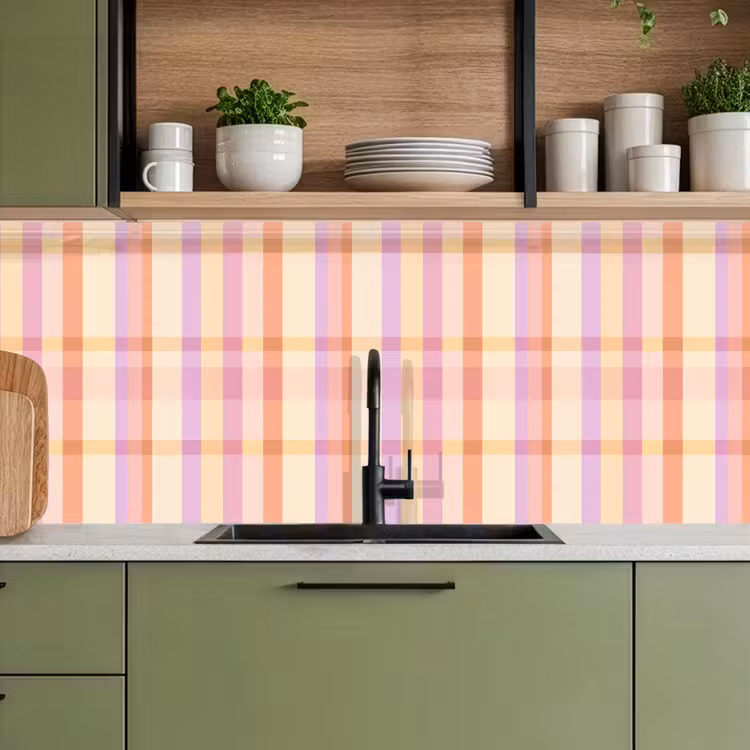 Keuken achterwand - Pastel - uitpatroon - Geometrisch — 8