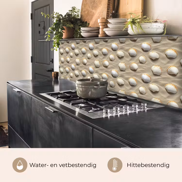 Keuken achterwand - Schelpen - Zand - Maritiem — 5