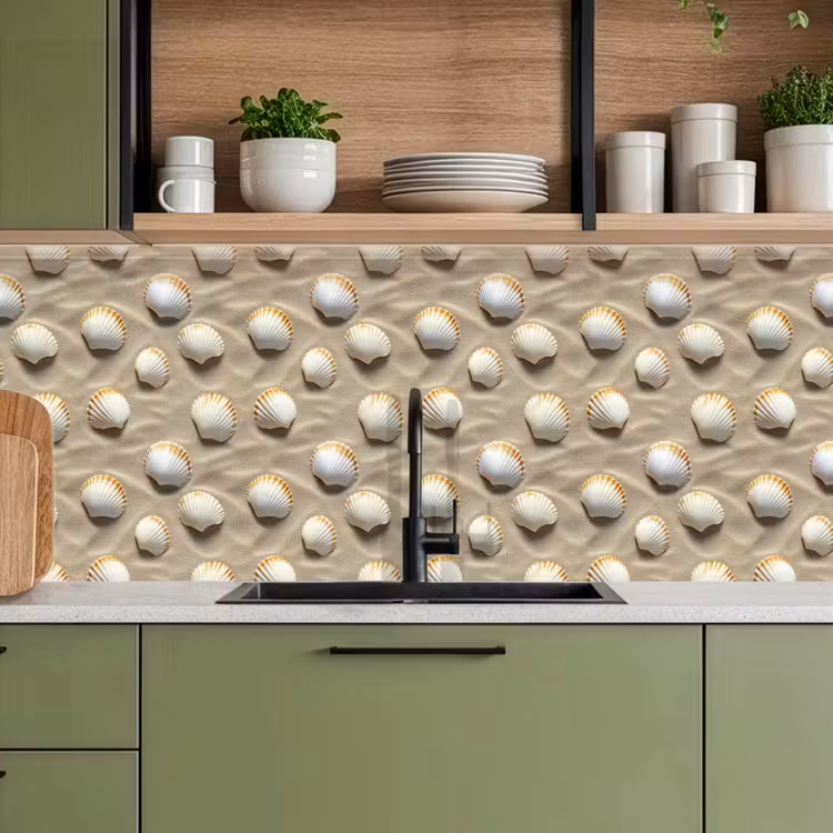 Keuken achterwand - Schelpen - Zand - Maritiem — 8