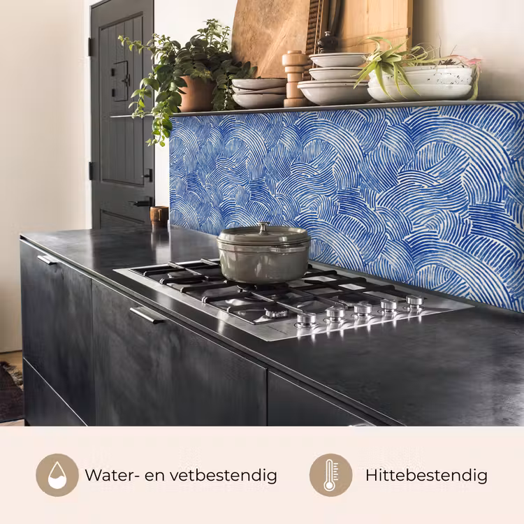 Keuken achterwand - Modern - Abstract - Blauw — 5