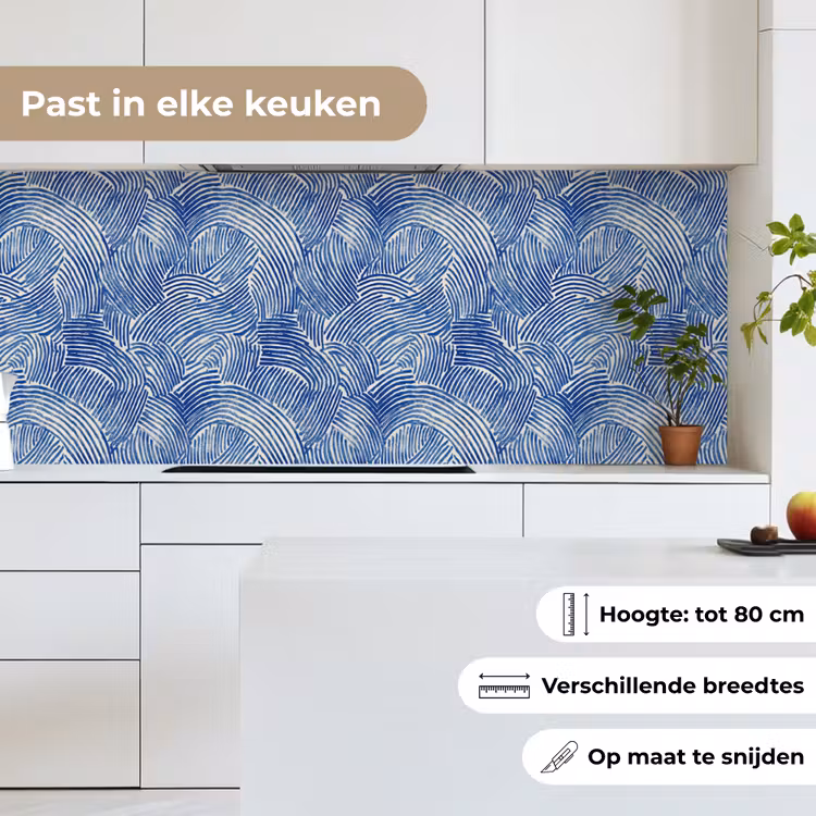 Keuken achterwand - Modern - Abstract - Blauw — 7