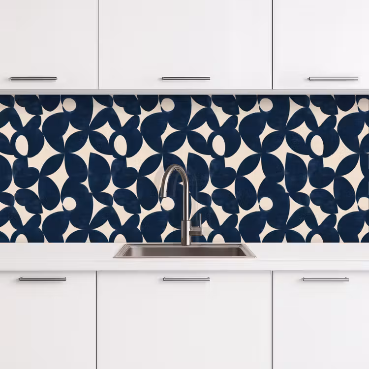 Keuken achterwand - Modern - Geometrisch - Blauw — 4