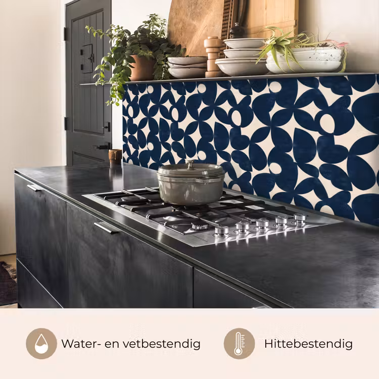 Keuken achterwand - Modern - Geometrisch - Blauw — 5