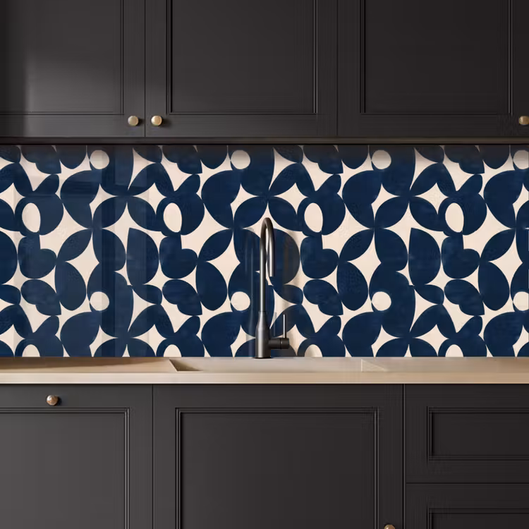 Keuken achterwand - Modern - Geometrisch - Blauw — 6