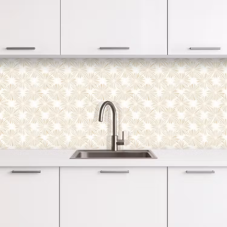 Keuken achterwand - Abstract - Motief - Beige — 4