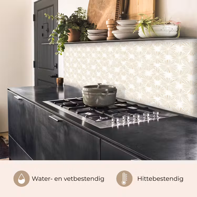 Keuken achterwand - Abstract - Motief - Beige — 5