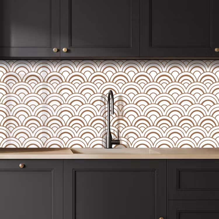Keuken achterwand - Klassiek - Motief - Terracotta — 6