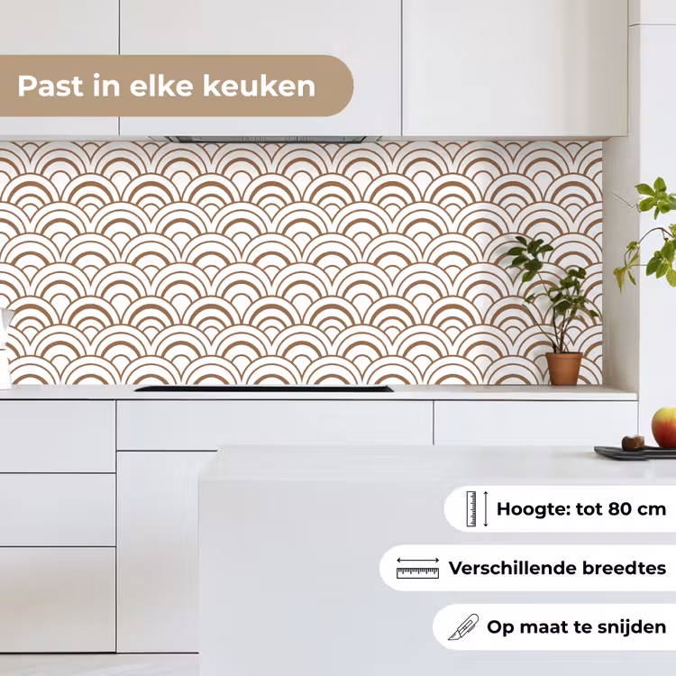 Keuken achterwand - Klassiek - Motief - Terracotta — 7