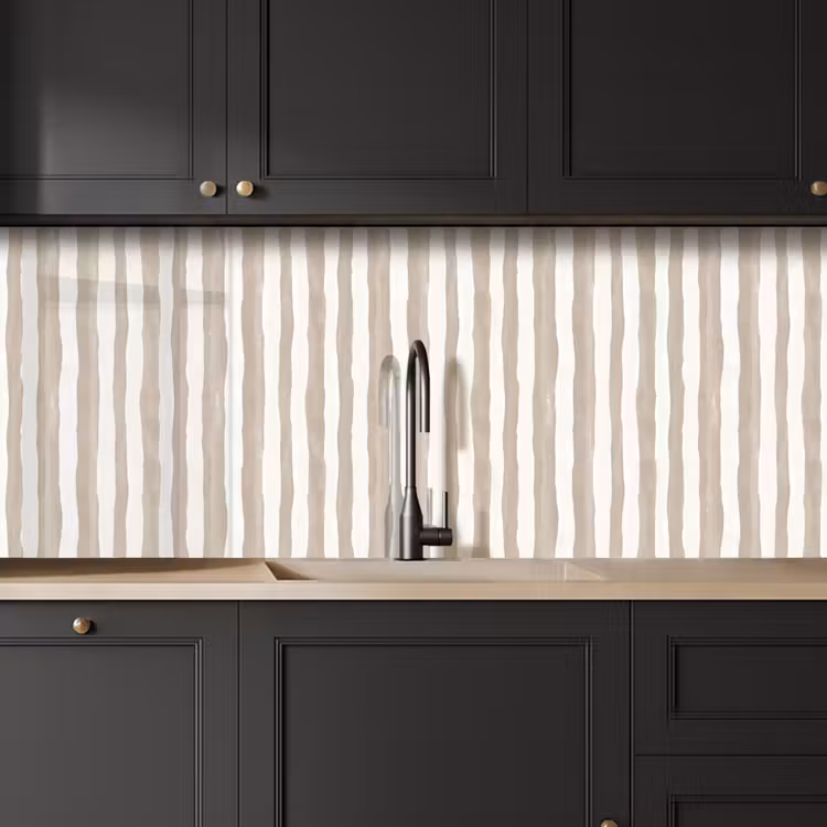 Keuken achterwand - Minimalistisch - Strepen - Beige — 6