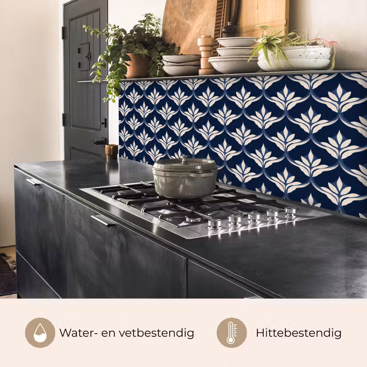Keuken achterwand - Modern - Ontwerp - Blauw — 5