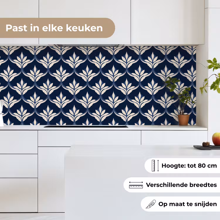 Keuken achterwand - Modern - Ontwerp - Blauw — 7