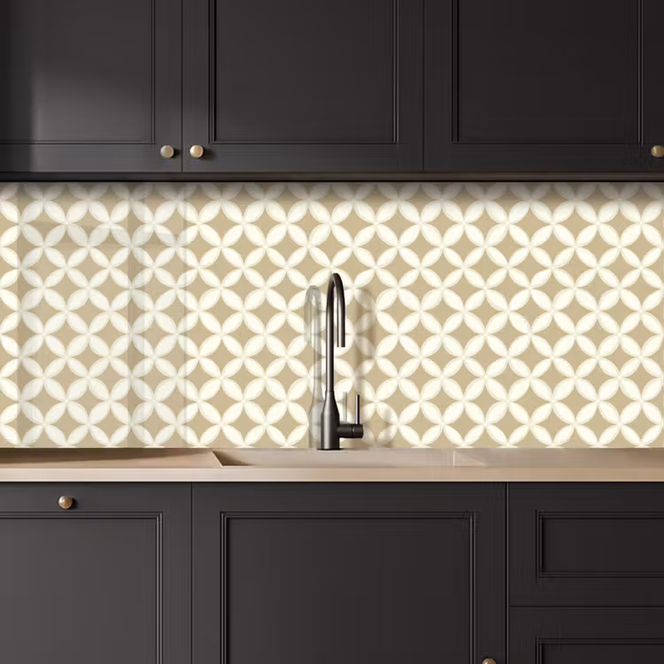 Keuken achterwand - Symmetrisch - Motief - Beige — 6