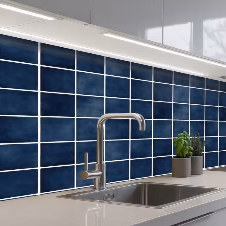 Keuken achterwand - Tegel - Modern - Blauw — 2