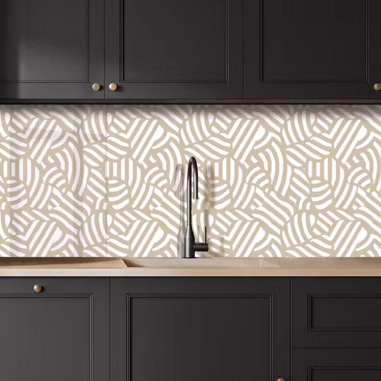 Keuken achterwand - Abstract - Modern - Beige — 6
