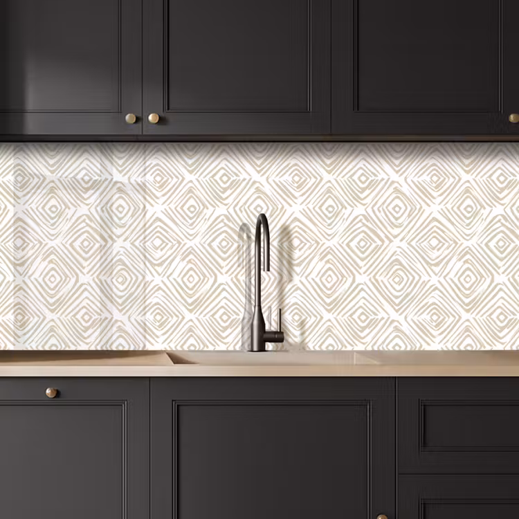 Keuken achterwand - Abstract - Ruit - Beige — 6