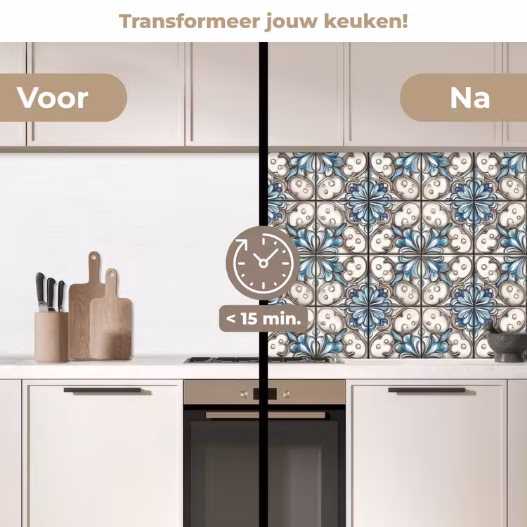 Keuken achterwand - Barok - Tegel - Kleurrijk — 3