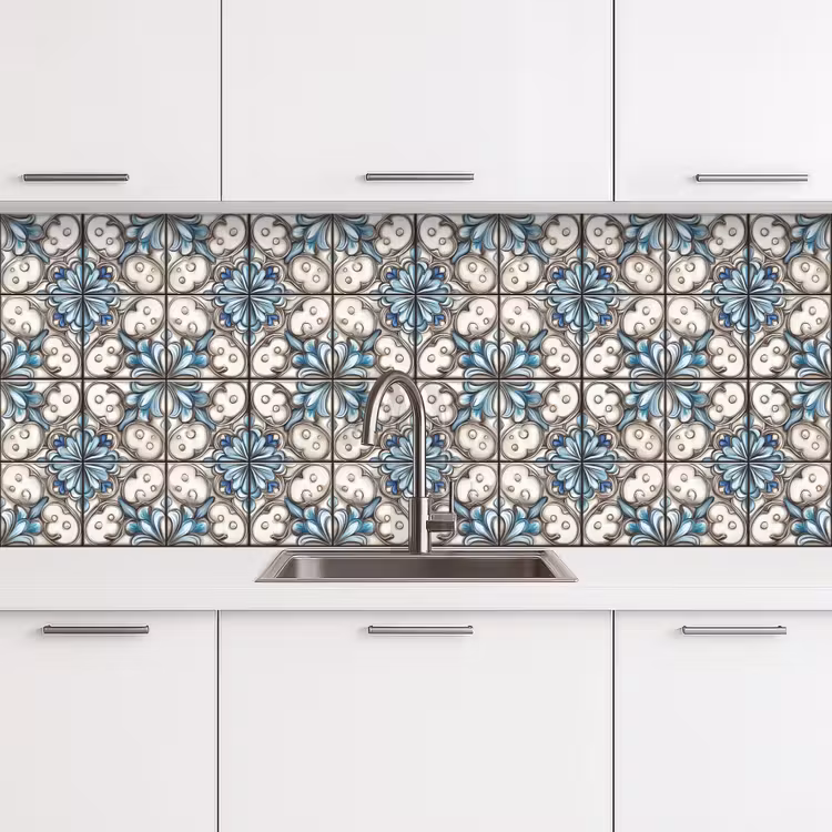 Keuken achterwand - Barok - Tegel - Kleurrijk — 4