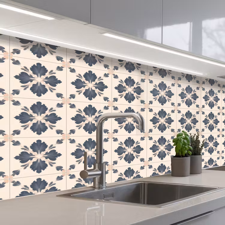Keuken achterwand - Bladvorm - Klassiek - Kleurrijk — 2