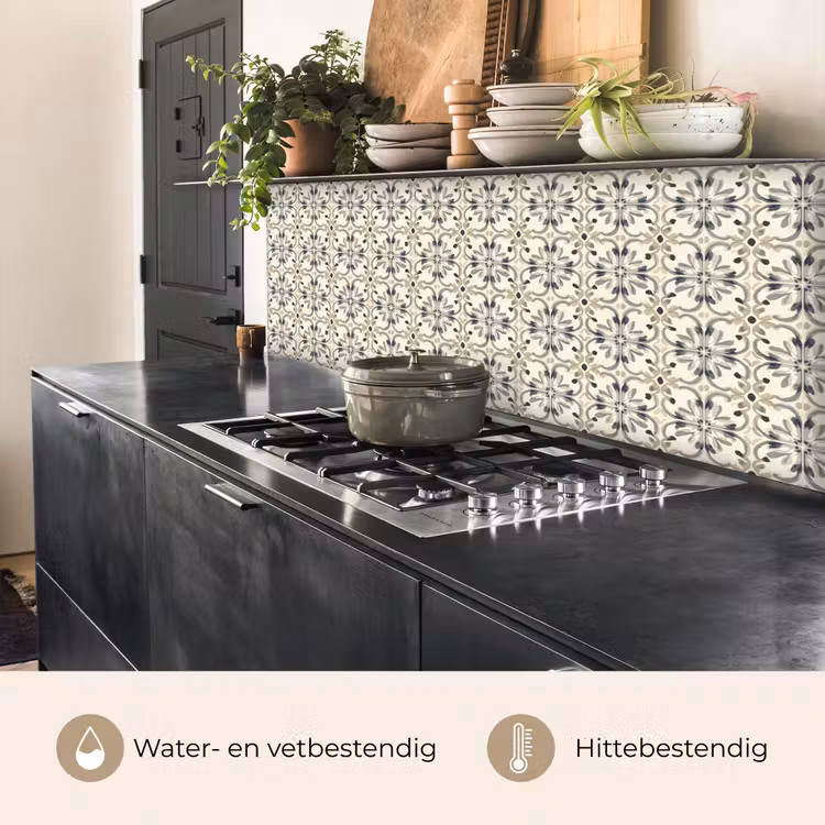 Keuken achterwand - Floraal - Patroon - Kleurrijk — 5