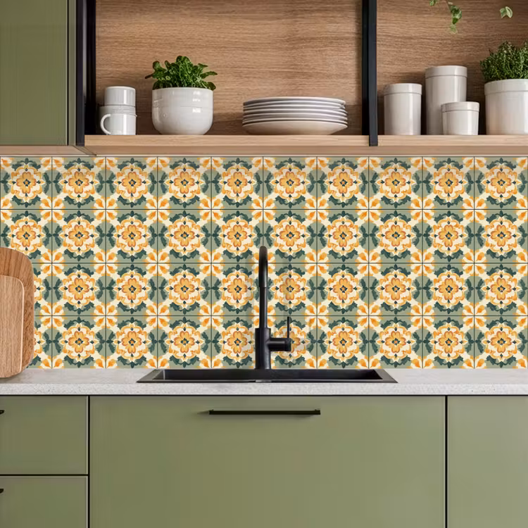 Keuken achterwand - Keramiek - Verweerd - Kleurrijk — 8
