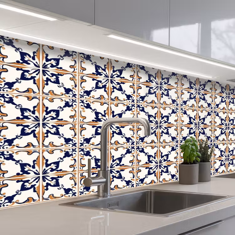 Keuken achterwand - Klassiek - Patroon - Kleurrijk — 2