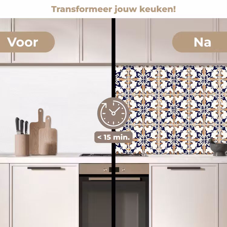 Keuken achterwand - Klassiek - Patroon - Kleurrijk — 3